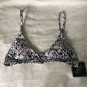 Zaful Cheetah Bikini Top
